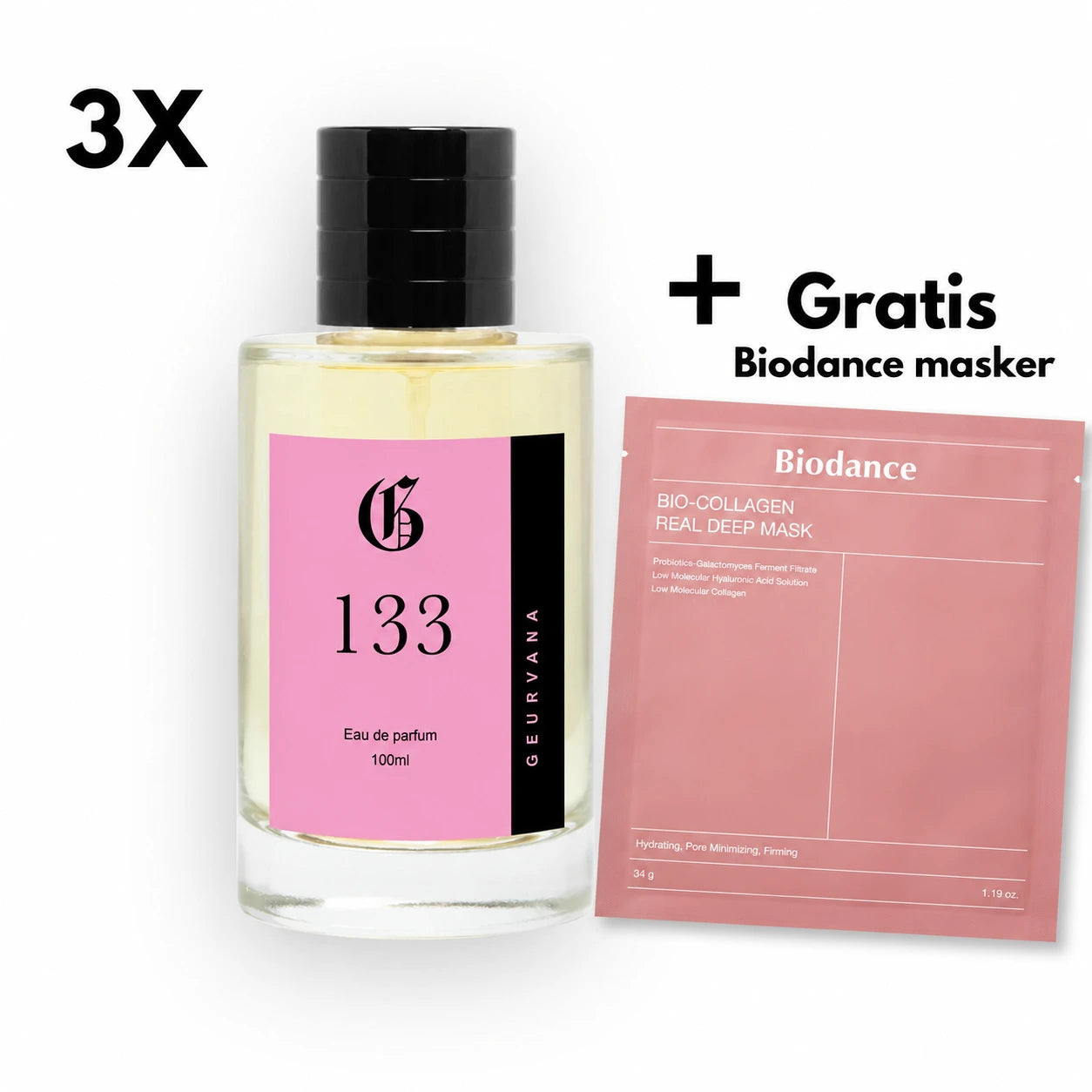 3x 100 ML dupe naar keuze (Tijdelijke aanbieding)