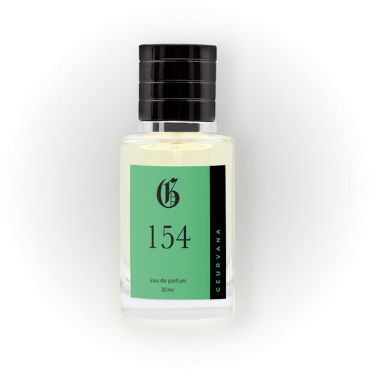 Minimalistisch jasmijn amber parfum N154